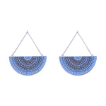 Load image into Gallery viewer, CHANDRATITHI INDIGO EARRINGS
