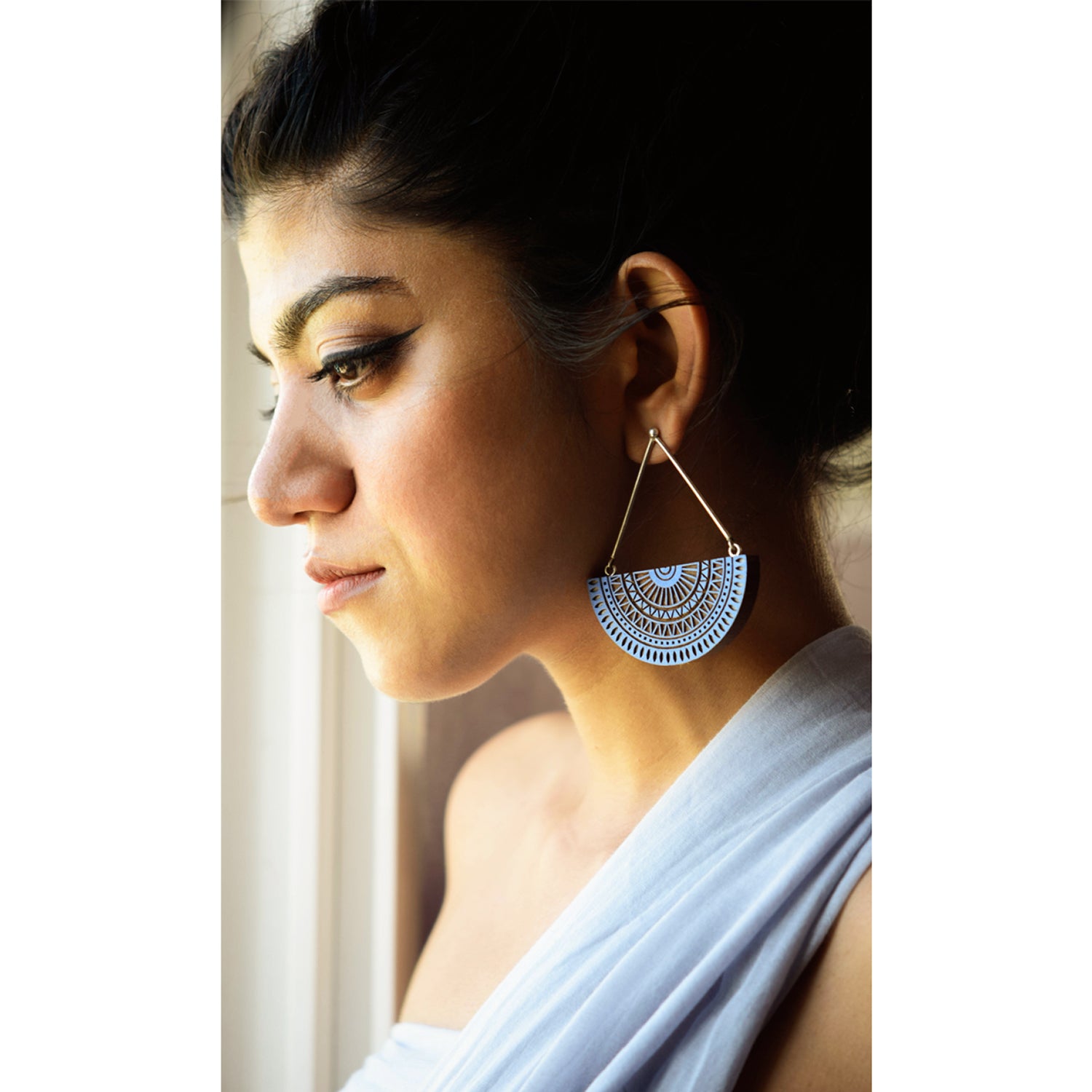 CHANDRATITHI INDIGO EARRINGS