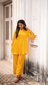 BANDHANI CO-ORD SET - SUNSHINE YELLOW