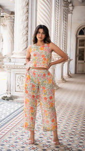 GARDEN OF DREAMS LINEN CO-ORD SET