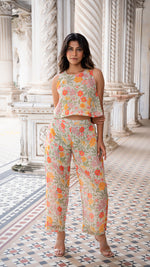 Load image into Gallery viewer, GARDEN OF DREAMS LINEN CO-ORD SET
