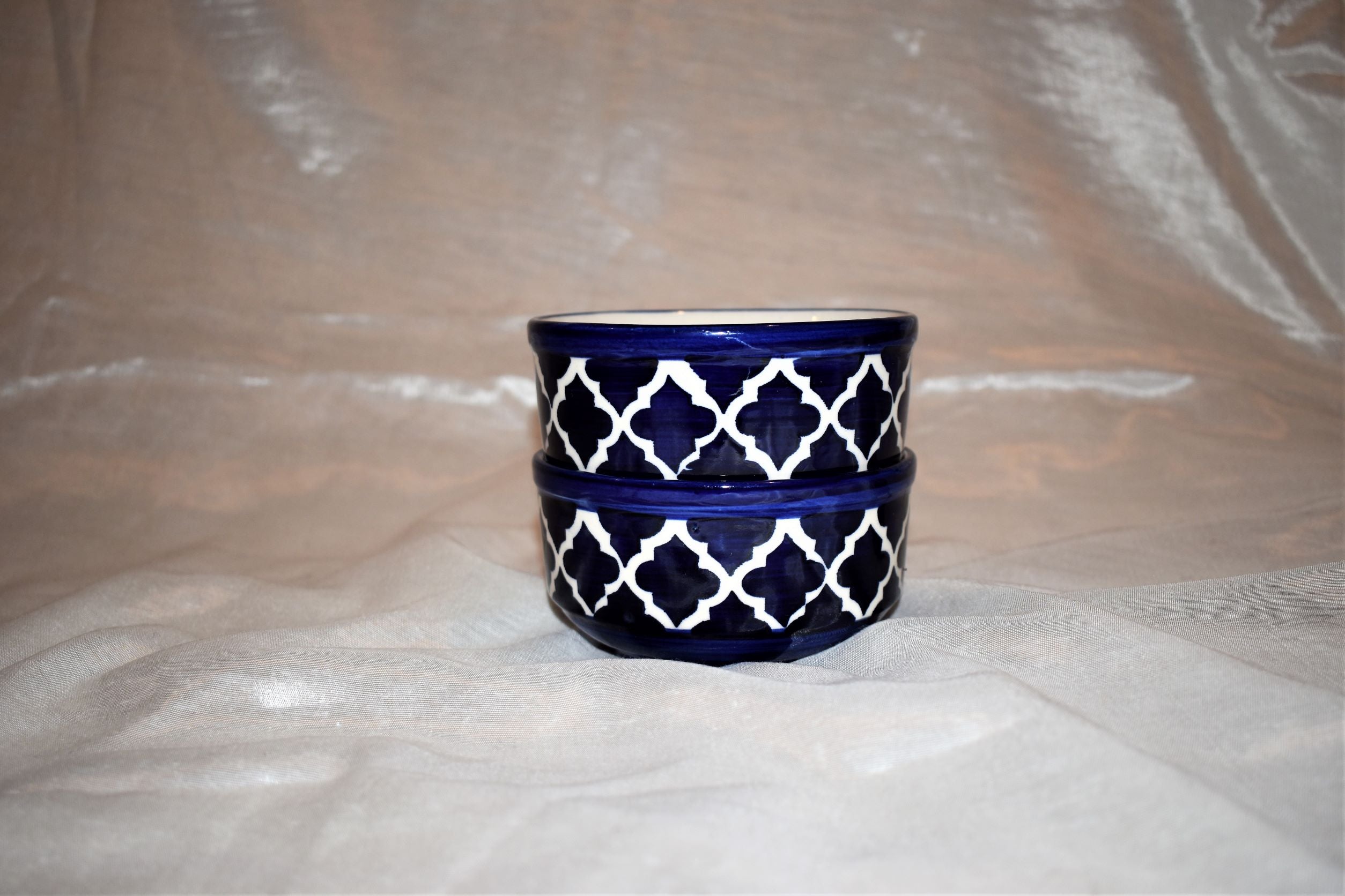 Azraq Blue Pottery Bowls