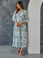 Load image into Gallery viewer, Pastel Floral Maxi Dress
