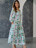 Load image into Gallery viewer, Pastel Floral Maxi Dress
