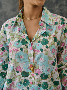 Pastel Floral Kurta- Straight Fit Pant