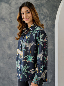 Tropical Jungle Print Shirt