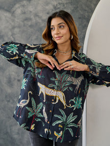 Tropical Jungle Print Shirt