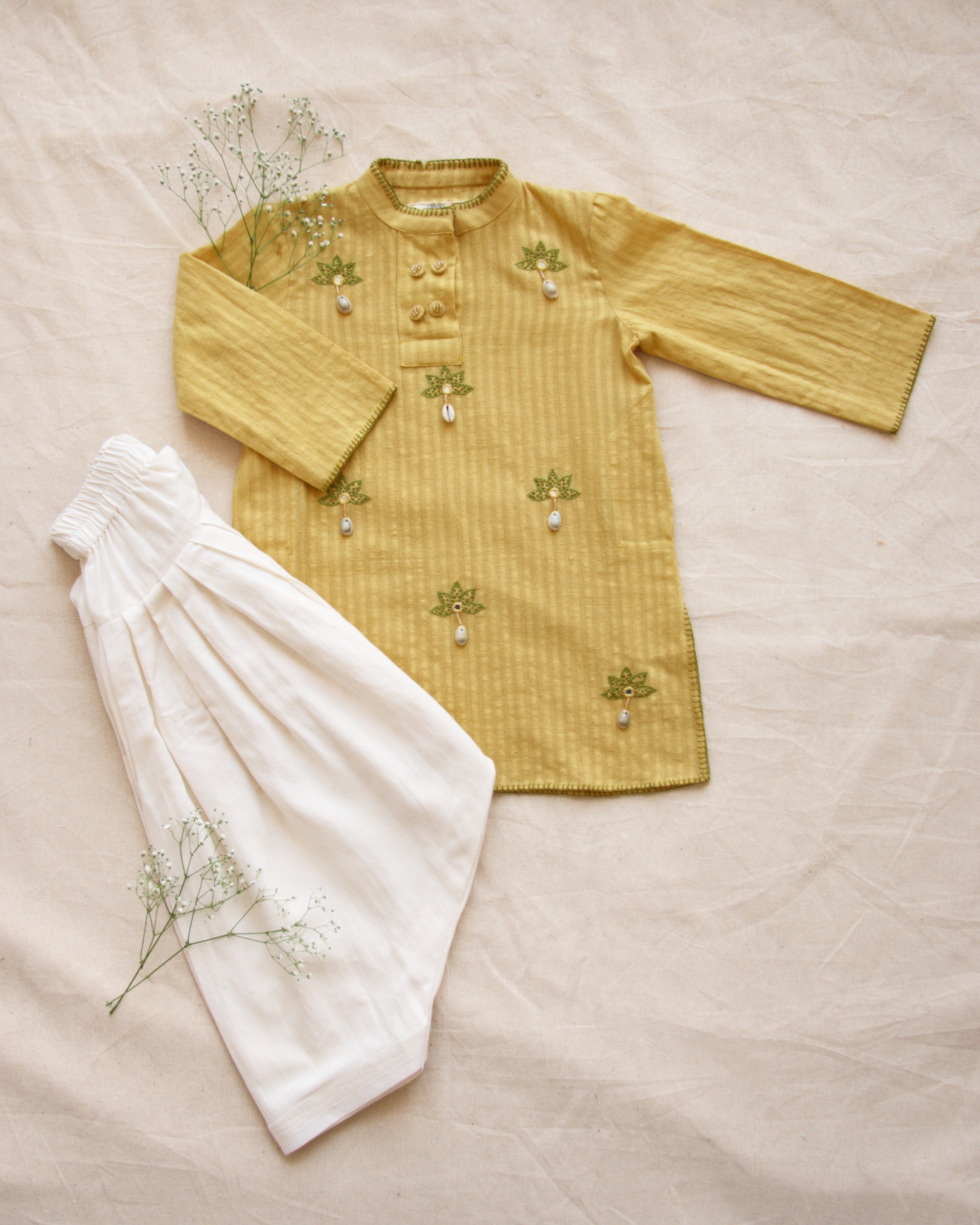 Sunset jasmin Dhoti Kurta