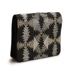 ZigZag black clutch