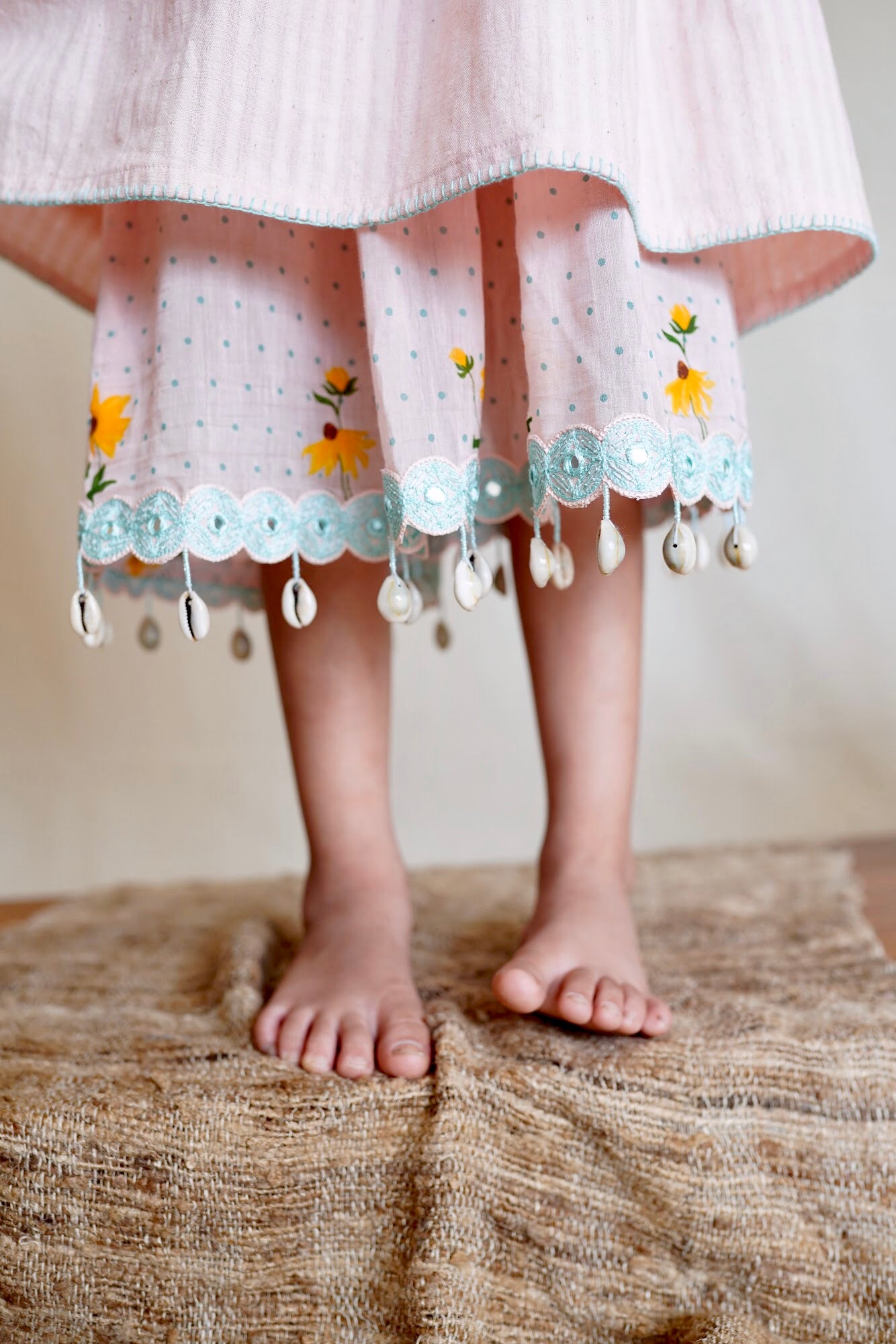 PINK SUNSET SHIRT DRESS