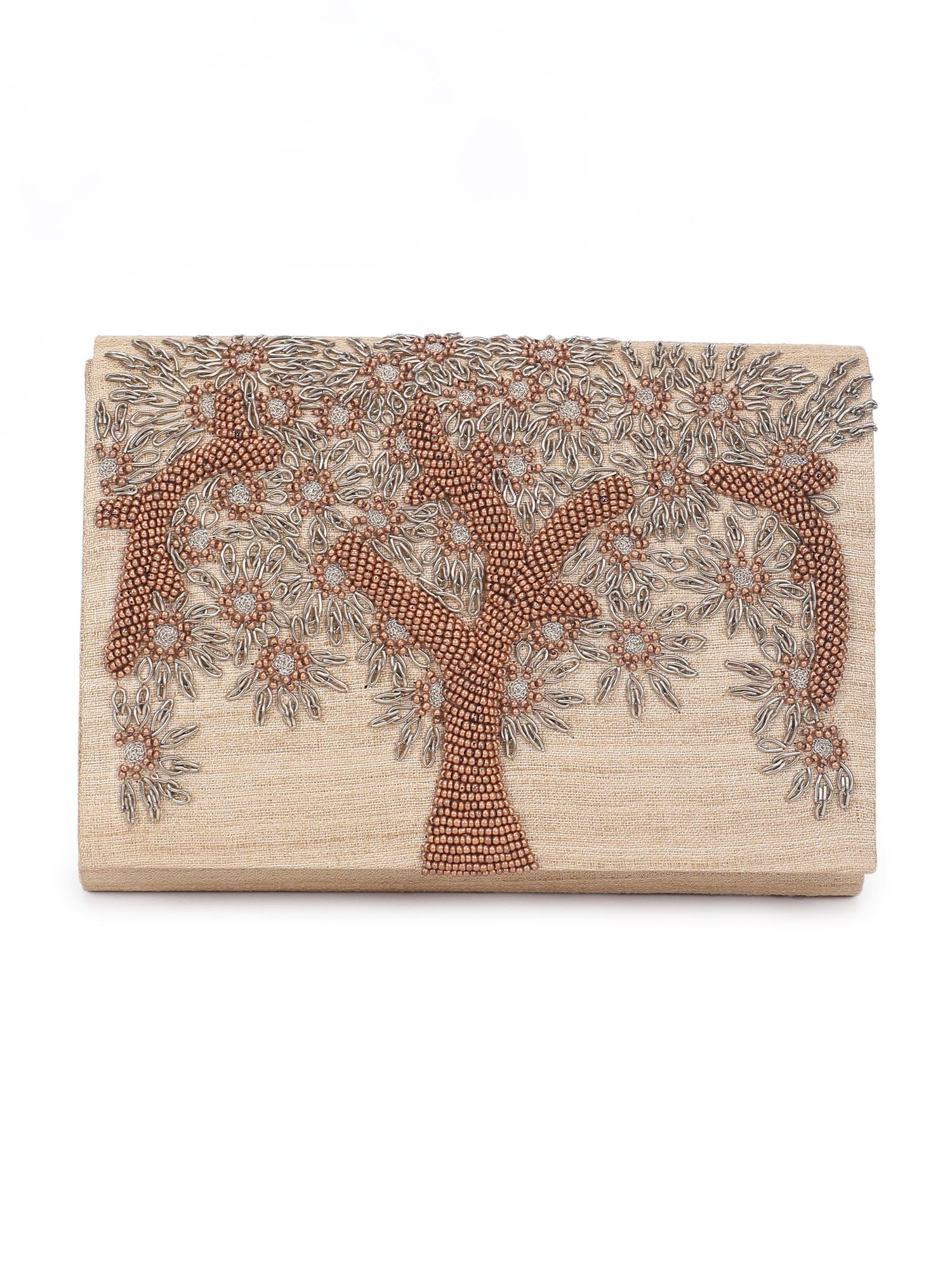 Peace tree clutch