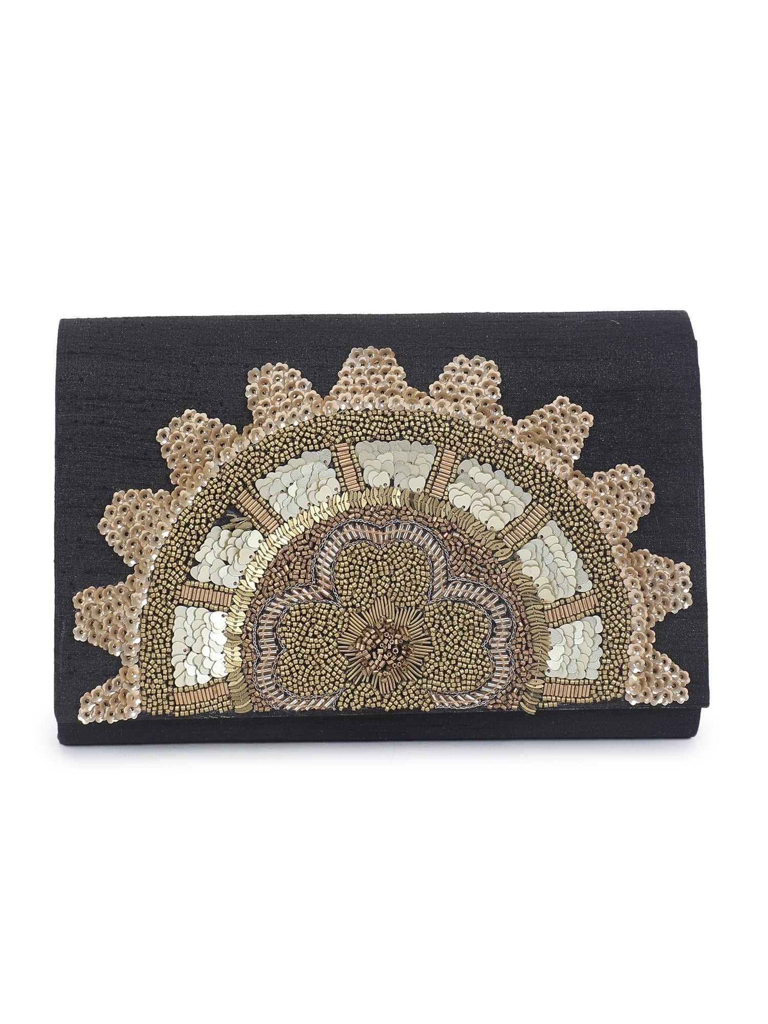 Shades of gold clutch