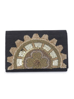 Load image into Gallery viewer, Shades of gold clutch
