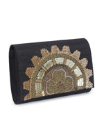 Load image into Gallery viewer, Shades of gold clutch
