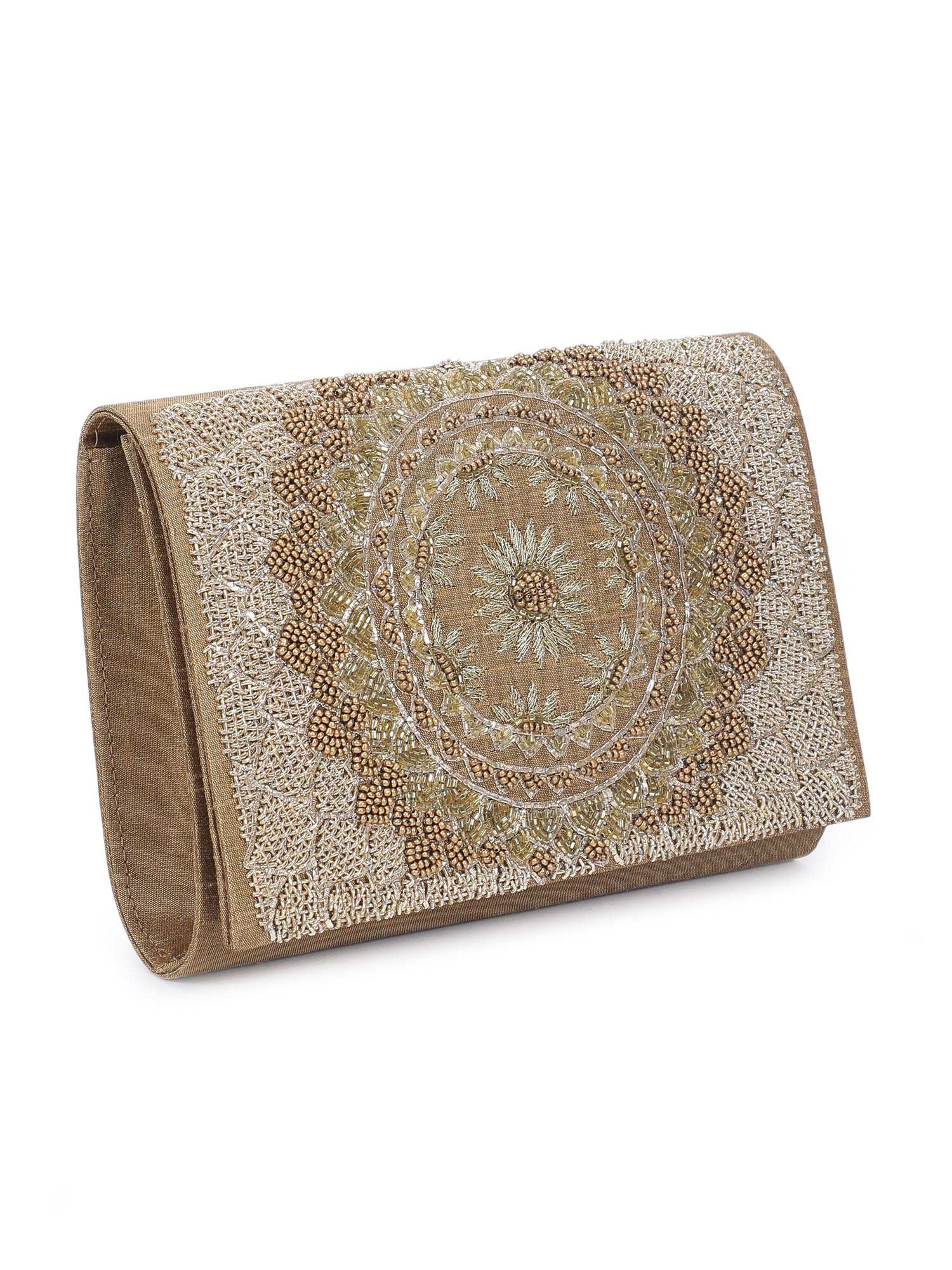 Sun gold clutch