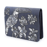 Load image into Gallery viewer, Sequin Toucan grey clutch
