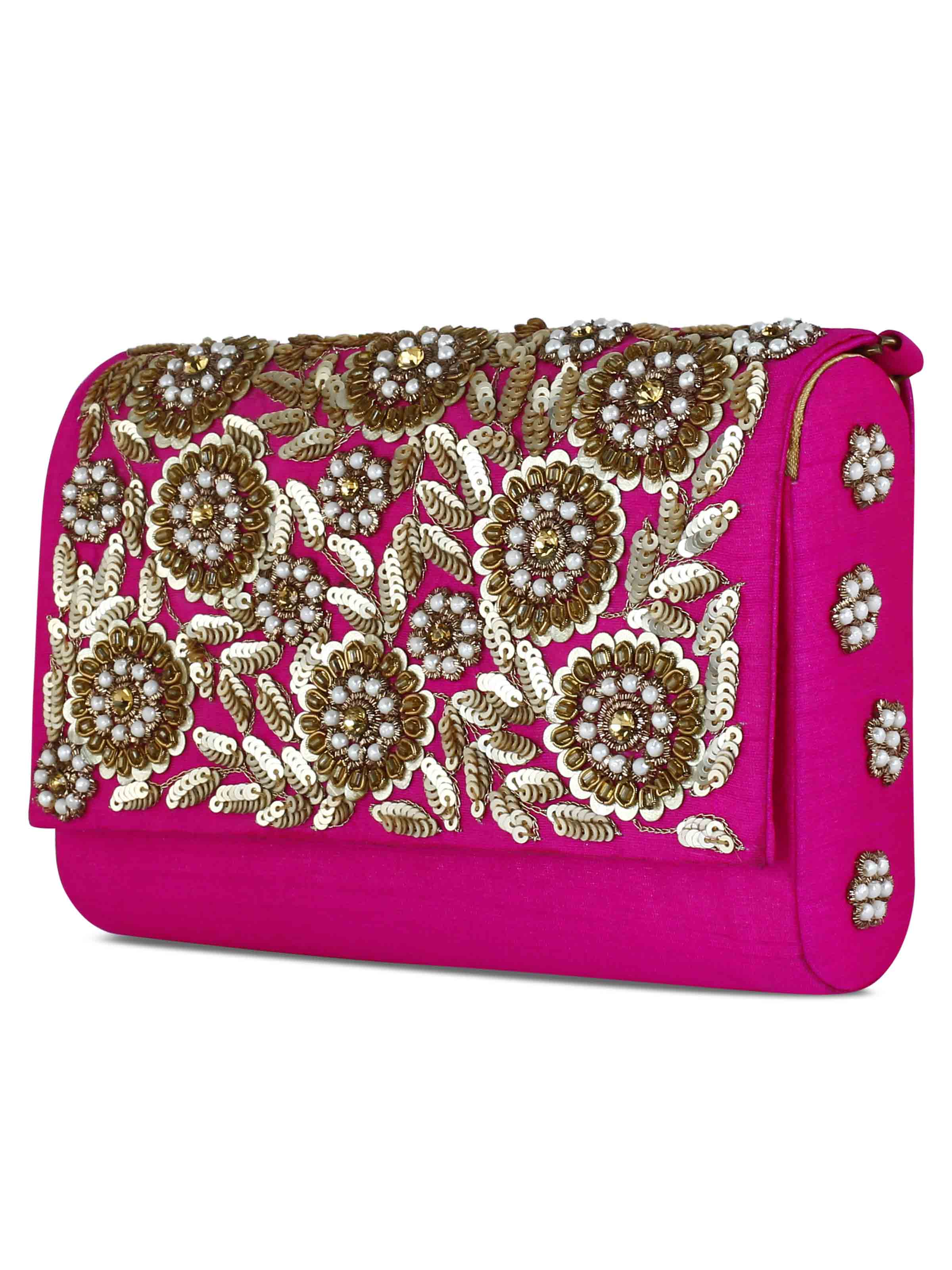 Beauteous Pink clutch