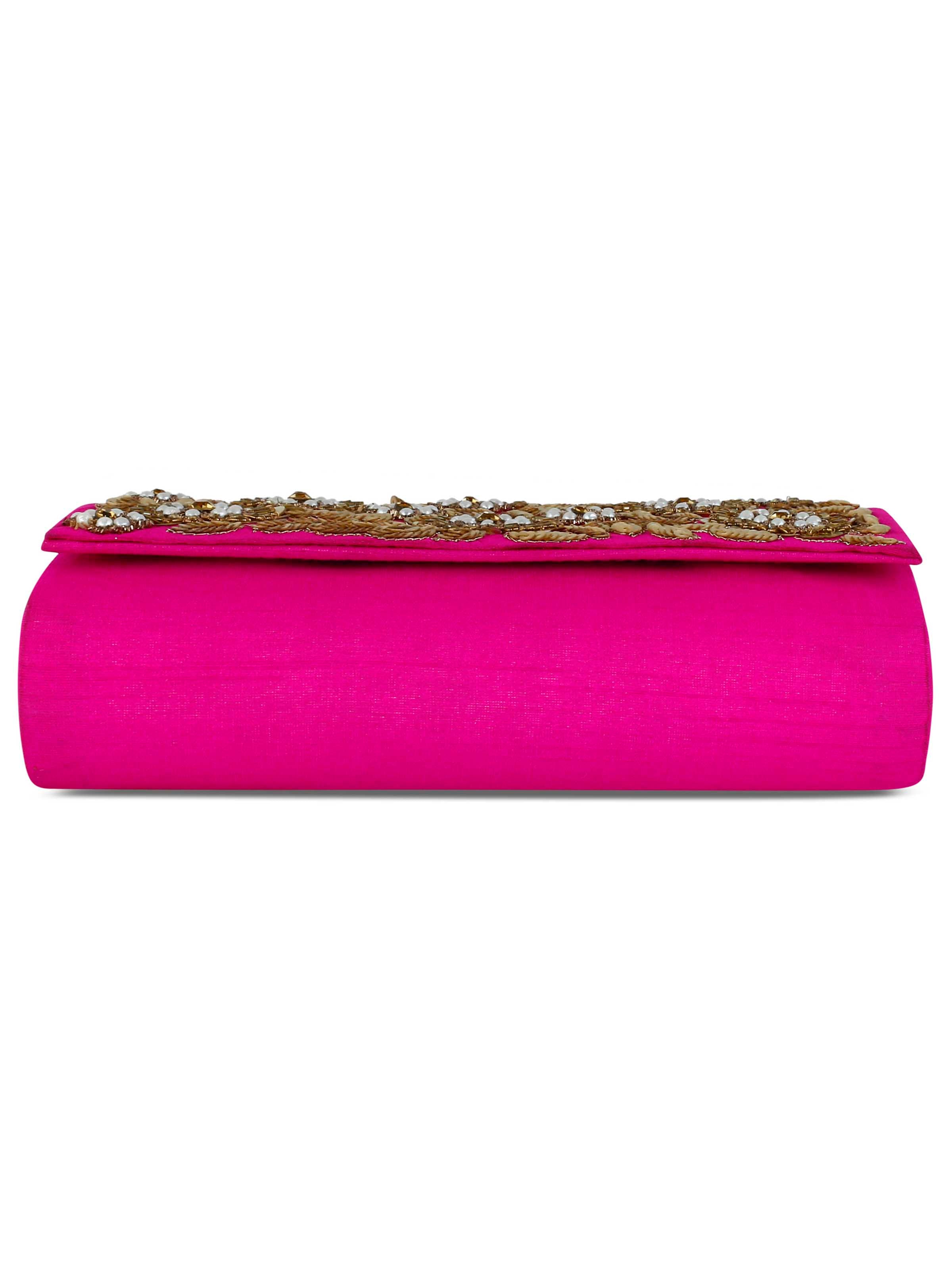 Beauteous Pink clutch