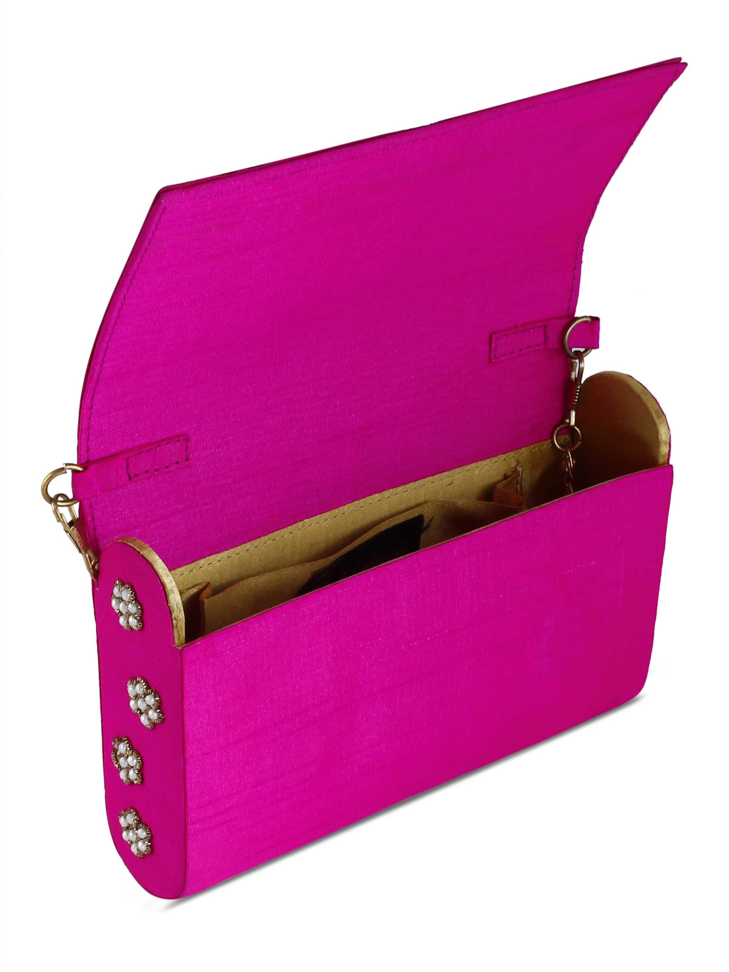 Beauteous Pink clutch