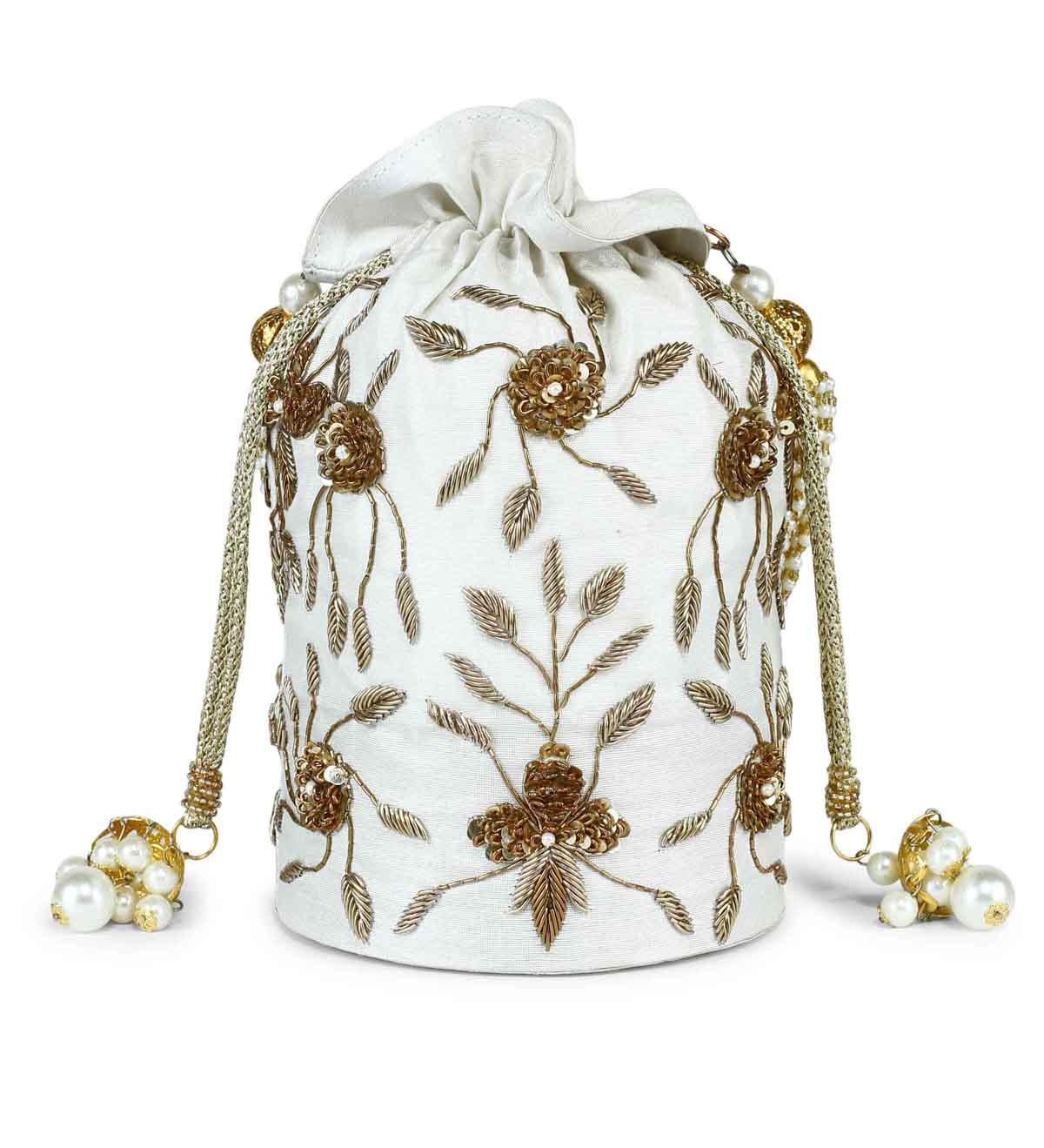 Eleganza floral potli bag