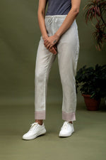 Load image into Gallery viewer, Handwoven Cotton Chanderi Sripes Pants
