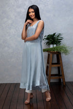 Load image into Gallery viewer, Light Blue Dress Top
