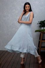 Load image into Gallery viewer, Light Blue Dress Top
