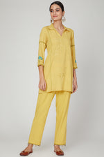 Load image into Gallery viewer, Sunset Jasmine short kurta pants set
