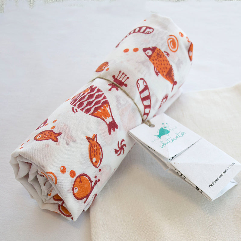 KIDS ORGANIC KOI SWADDLE