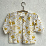 Load image into Gallery viewer, Organic Cotton Patang Yellow Bag - Kurta and Pyjama Pants Set
