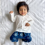 Load image into Gallery viewer, UNISEX ORGANIC ZOO BAG - ZOO &amp; WHITE KURTA + ZOO PANTS
