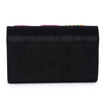 Load image into Gallery viewer, Beaded floral envelope clutch
