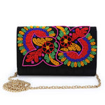 Load image into Gallery viewer, Beaded floral envelope clutch
